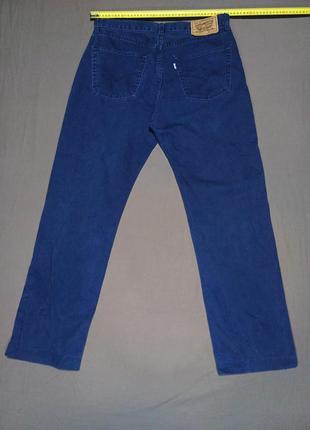 Талия 86 см vintage levi's 551-5060 w34 l32 джинсы синие в полоску made in tunisia