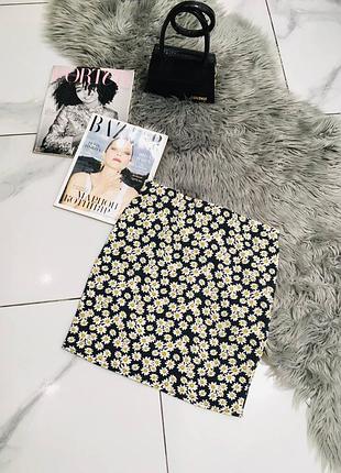 Мини юбка ромашки от new look