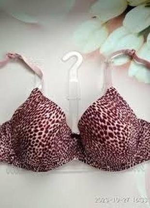 Бюстгальтер леопард микрофибра marks&spencer 36/80b
