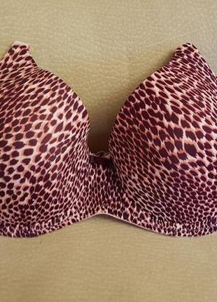 Бюстгальтер леопард микрофибра marks&spencer 36/80b