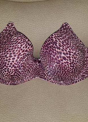 Бюстгальтер леопард микрофибра marks&spencer 36/80b