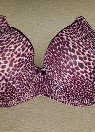 Бюстгальтер леопард микрофибра marks&spencer 36/80b