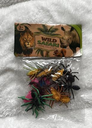 Набор насекомых игрушка для детей игрушечные насекомые большой набор игра