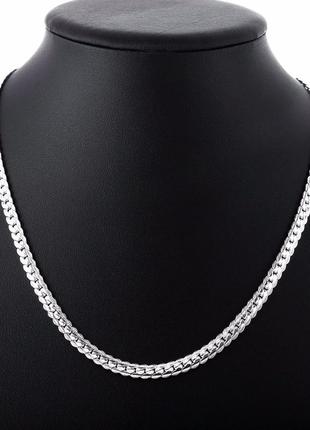 Серебряная цепочка 50 см, серебрина цепочка