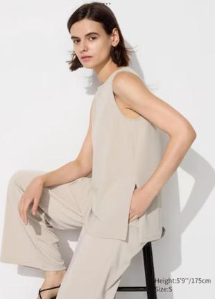 Комплект  костюм топ та штани uniqlo s