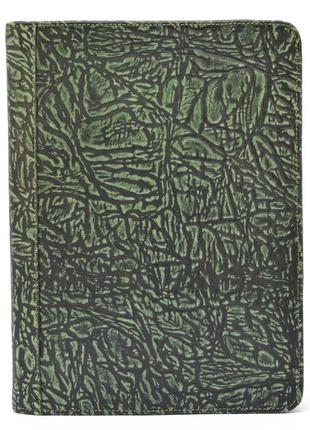 Папка а4 зі шкіри слон tarwa crh-1295-4lx зелена