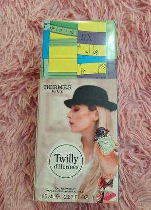 Супер! спокойный и ненавязчивый парфюм hermes twilly d`hermes green 85ml абсолютно новый запечатан. лиц. готовимся к подарочкам!!!