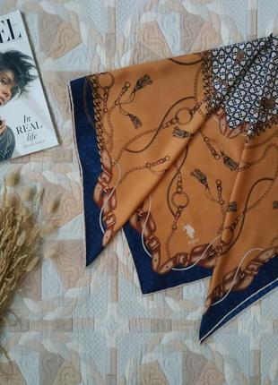 Платок женский принтованый, туречевица, 89*90