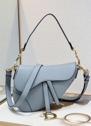 Сумка dior седло натуральна шкіра