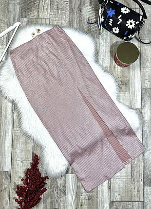 Облегающая юбка с блеском