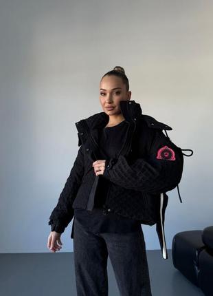 Куртка оверсайз пуховик зимний10 фото