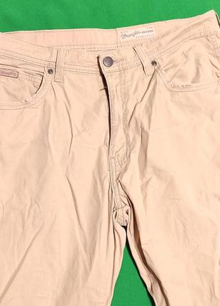Легкие летние мужские штаны песочного цвета wrangler, размер w34 l32