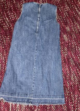 Сарафан -платье джинсовая 2