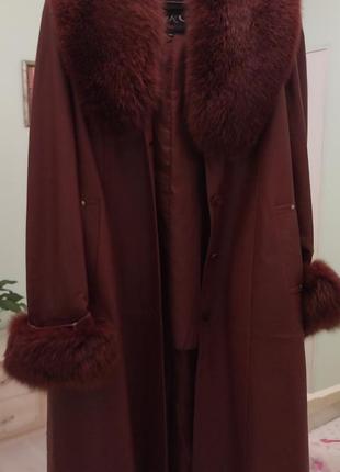 Кожаное пальто