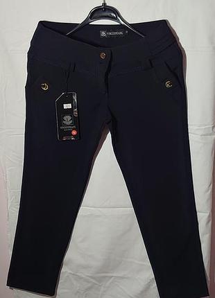 Брюки теплые темно синий на флисе