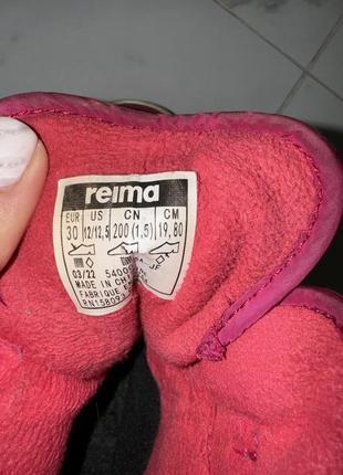 Детские зимние сапожки для девочки reima 30 размер очень теплые, водонепроницаемые. хорошее состояние.5 фото