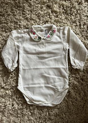 Боді baby dior для дівчинки, 6 місяців