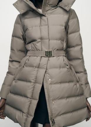 Пуховик женский норочный zara new6 фото
