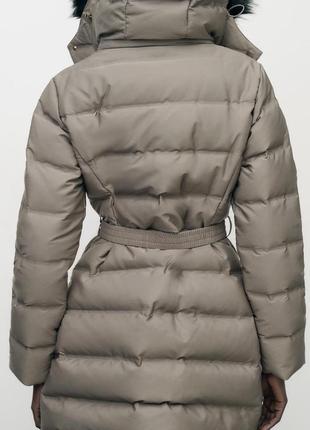 Пуховик женский норочный zara new7 фото