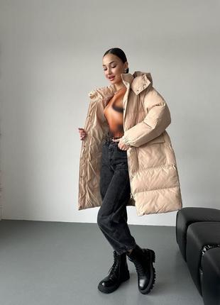 Удлиненная женская парка krs-9959