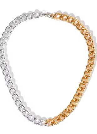 Цепочка оригинальная двухцветная