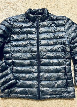 Пуховик ультралегкий, микропуховик ,деми куртка пуховая mosaic оригинал курточка пух перо большой размер l,xl
