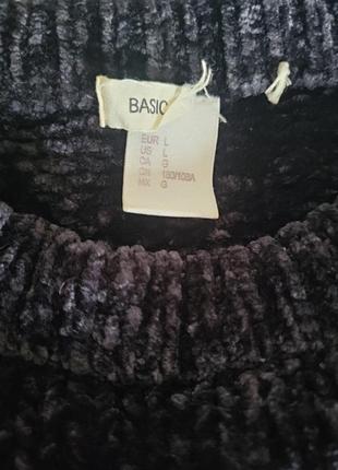 Свитер вельветовый черный h&m4 фото