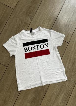 Біла футболка h&m