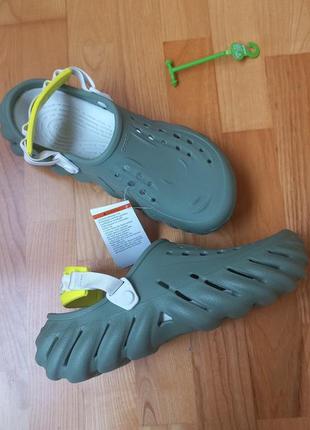 Crocs echo clog m10 43-44 крокс ечо крокси хакі