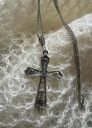 Крестик винтаж аргентиум