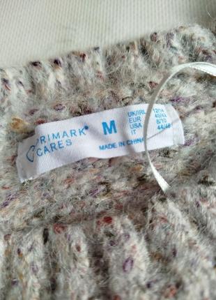Primark. оверсайз меланжевый свитер.3 фото
