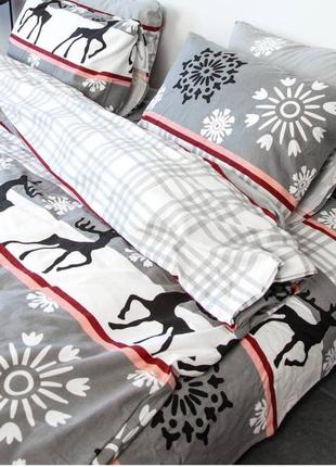 Постільна білизна фланель байка євро/сімейний