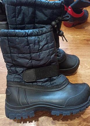 Резиновые сапожки на меху