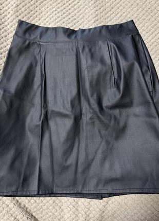 Кожаная юбка