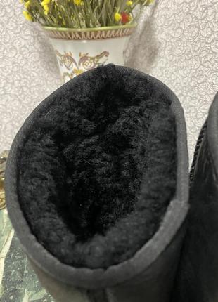 Ugg  оригінал.черевики, чоботи зимові жіночі натуральна зверху шкіра, хутро натуральна цигейка7 фото