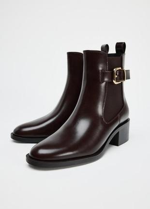 Черевики з пряжкою zara