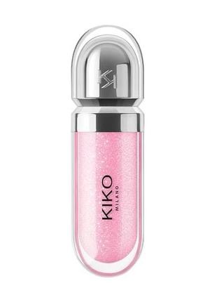 Пом'якшувальний блиск для губ kiko milano 3d hydra lipgloss у різних відтінках