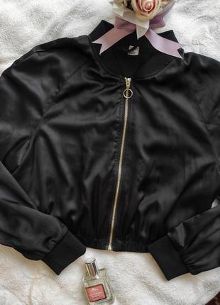 Стильний укорочений бомбер від h&m💕