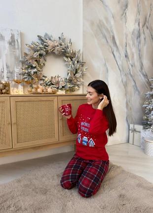 Зимняя пижама winter holiday kmw21