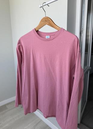 Розовый лонгслив zara