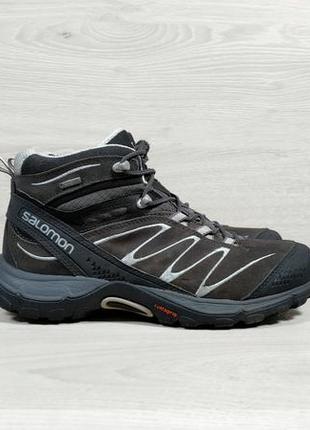 Замшевые женские трекинговые ботинки salomon gore-tex оригинал, размер 39