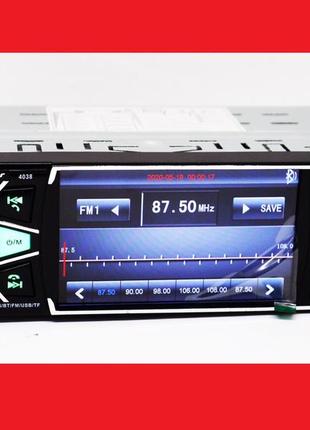 Автомагнитола mp5 pioneer 4038 экран 4.1 bluetooth av-in пульт на руль
