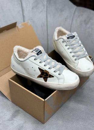 Зимние кеды golden goose