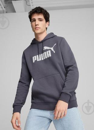 Худі толстовка puma big logo на флісі