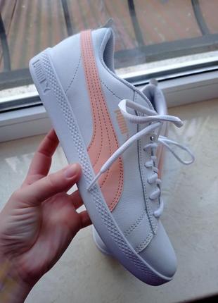 Кожаные кроссовки puma