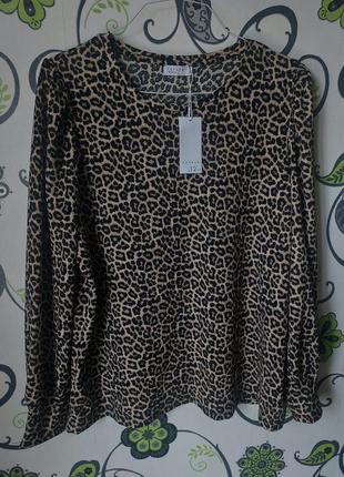 Леопардовая блуза 20 размер 54 размер