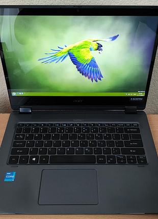 Ноутбук трансформер acer p414-51 14" fhd/ips тач i5-1135g7 4 ядра/8  ddr4/256 ssd/intel iris xe
