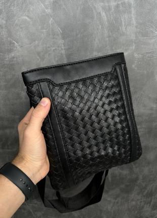 Мужская кожаная сумка bottega vneta