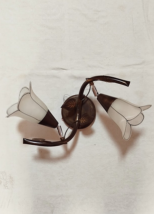 Люстра ручної роботи в стилі флористика nblight модель гілка з поворотними плафонами