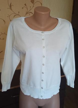 Кардиган мелкая вязка